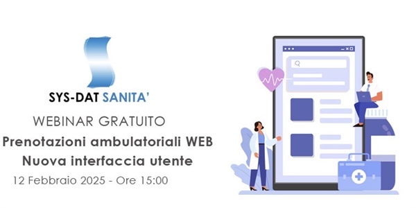 Prenotazioni ambulatoriali WEB - Nuova interfaccia utente, 12 febbraio 2025 ore 15:00